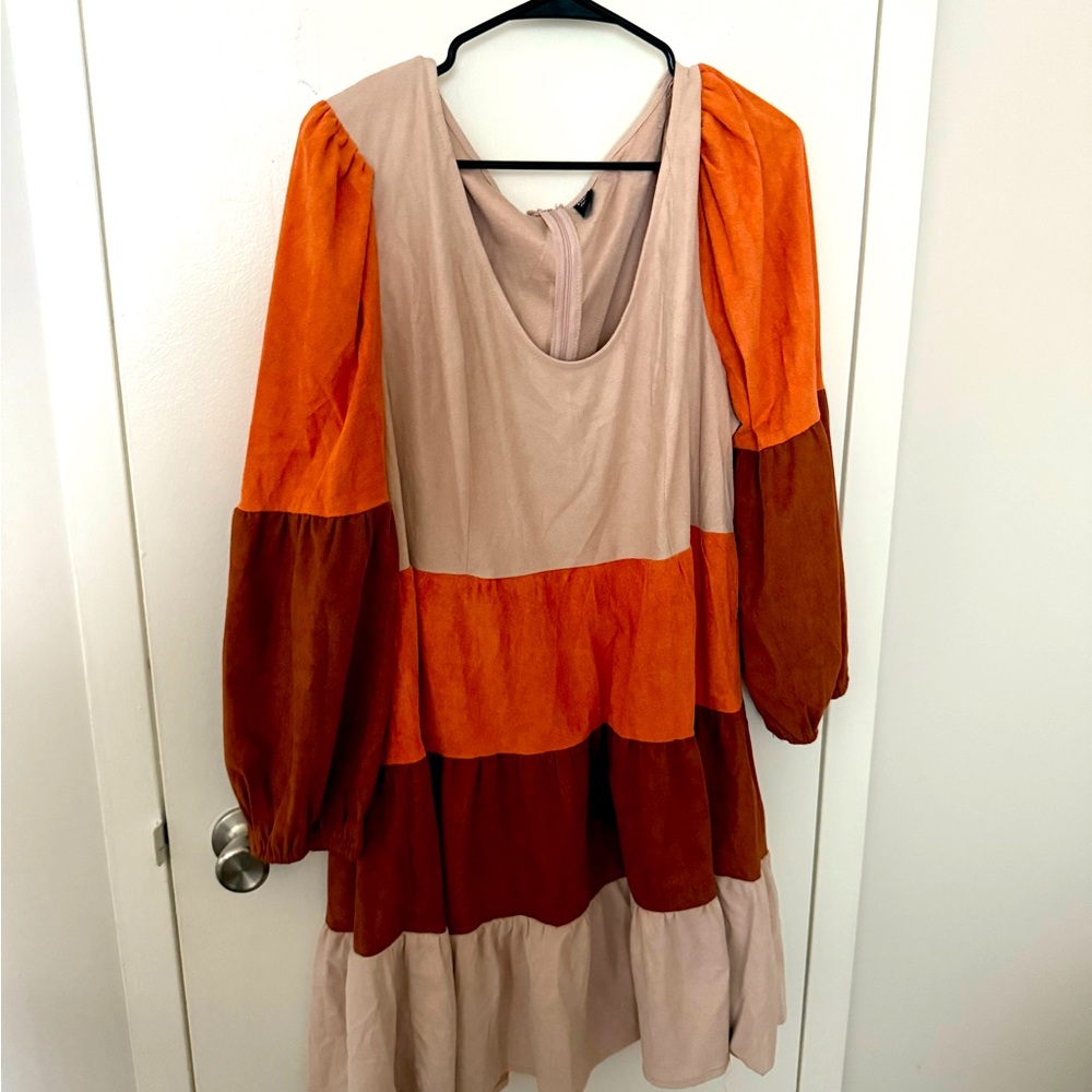 SHEIN Curve Colorblock Dress